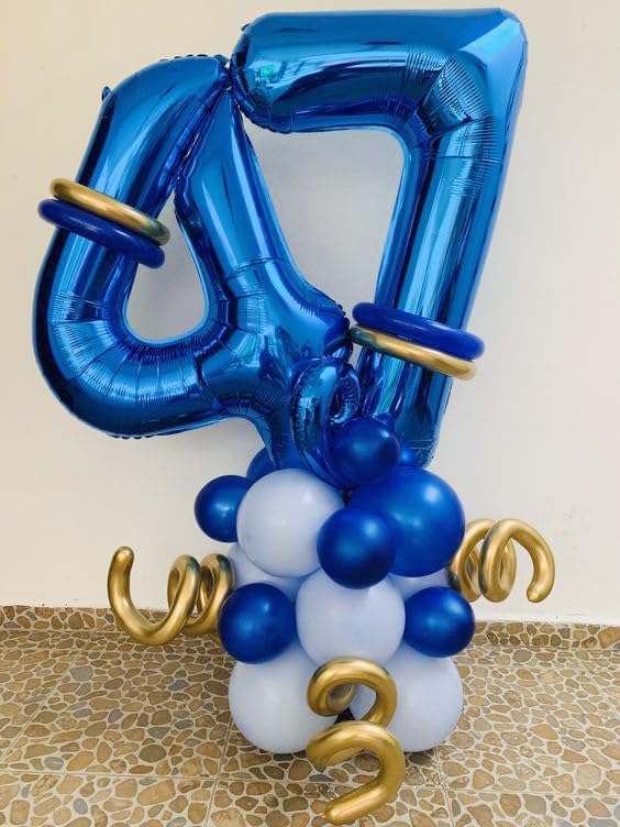 Navy Blue 4 Balloon - Image 9