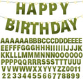 TaoBary 112 Pcs DIY Letter Kit Glitter Customizable Banner Letters Include 107 by TaoBary