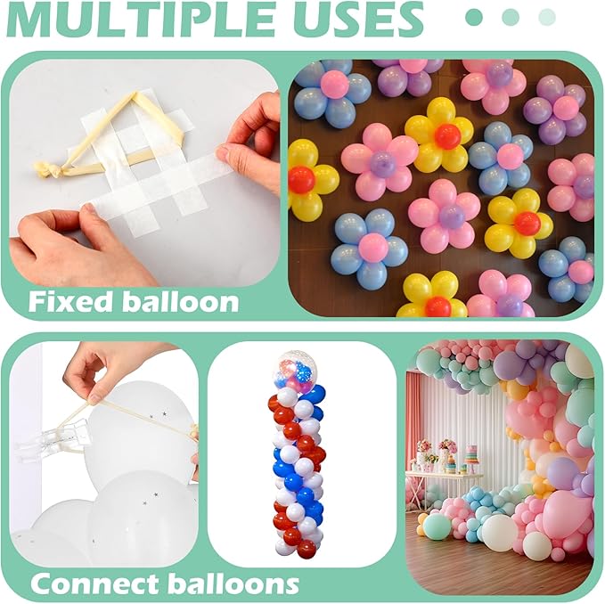 5 Pack Large Balloon Arch Clips Plastic Transparent Backdrop Spring Clamps 3.5 - Image 6