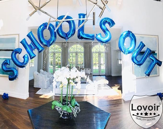 Lovoir 40 Inch Large Blue Letter G Balloons Big Size Jumbo Mylar Foil Helium - Image 3