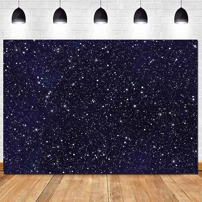 10X8FT Night Sky Star Universe Space Starry Photography Backdrops Kids Boy or - Image 2