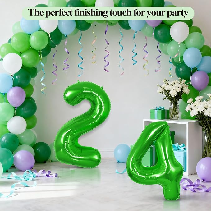 Number 62 Balloons for 62nd Birthday Party Decorations, 0-100 Large No.62 - Image 5