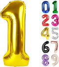 1 Balloon - Gold Birthday Number Balloons, 40 Inch Decorations Men Women | Gold by ALPHADELTAPI