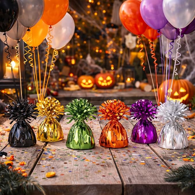 ROYALHOUSE Metallic Wrapped Balloon Weights - Image 5