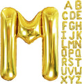 40 Inch Letter Foil Balloons Gold by Aeniaza