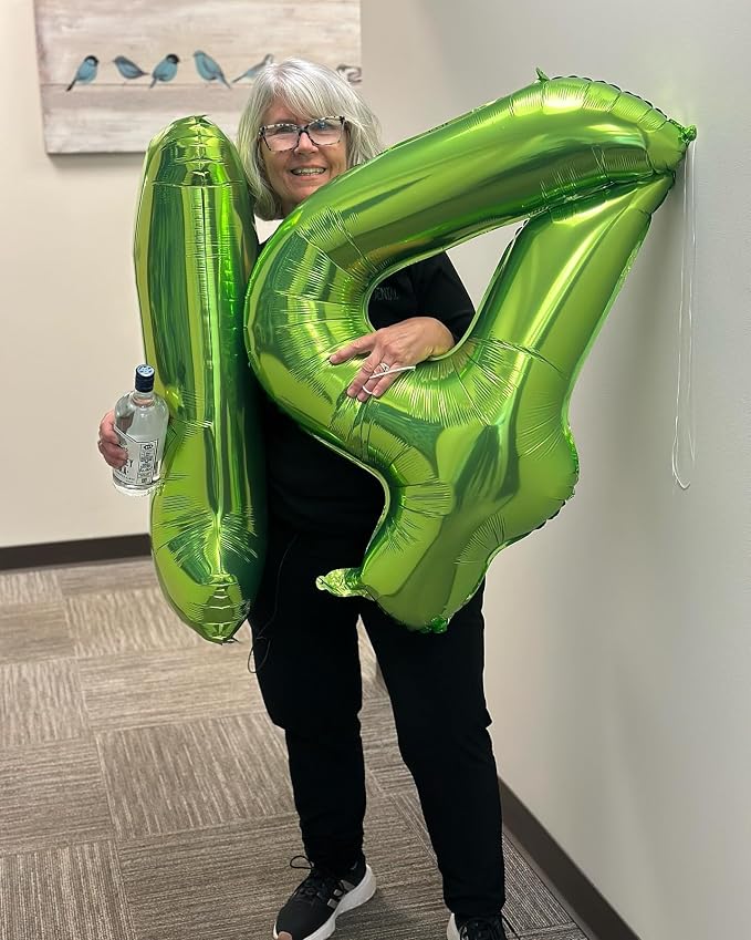 Light Green Number 6 Balloon 40 Inch - Image 7