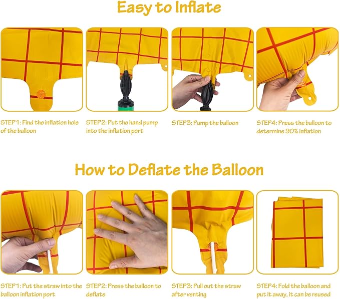 40" Matte Yellow Balloons Toy Inspired Story Theme party Supplies Digital 2 | - Image 3