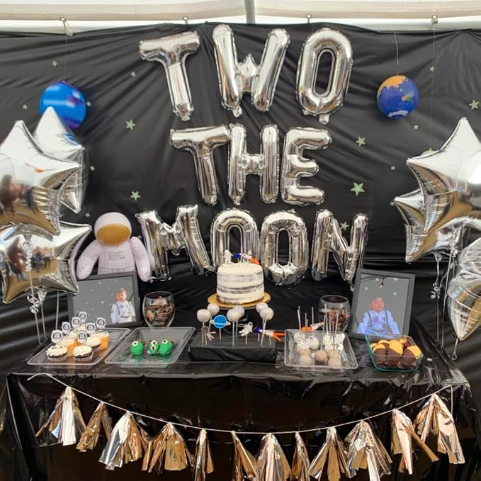 26pcs Silver Letter Balloons Foil Alphabet A-Z Balloons Custom Personalized - Image 5