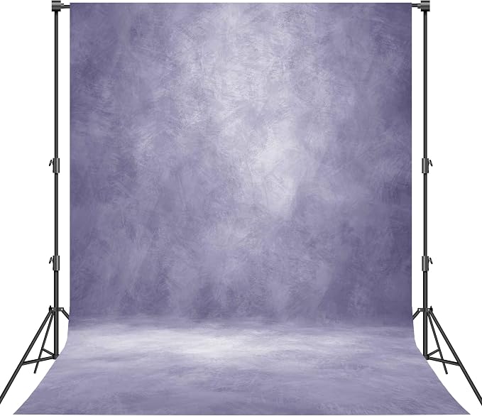 Abstract Photography Backdrop for Photoshoot 8x12ft, Light Purple, No Stand | by Haboke