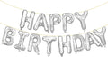 LIOZEOKUN Happy Birthday Balloon Letters 16 inch Mylar Foil Birthday Balloons by LIOZEOKUN