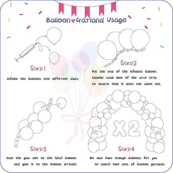 412pcs Brown Balloon Garland Arch Kit 18 12 10 5 Inch Different Sizes Matte - Image 3
