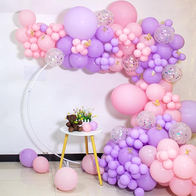 18 Inch Pastel Purple Balloons 12 Pack Big Lavender Balloons Thick Latex Light - Image 8