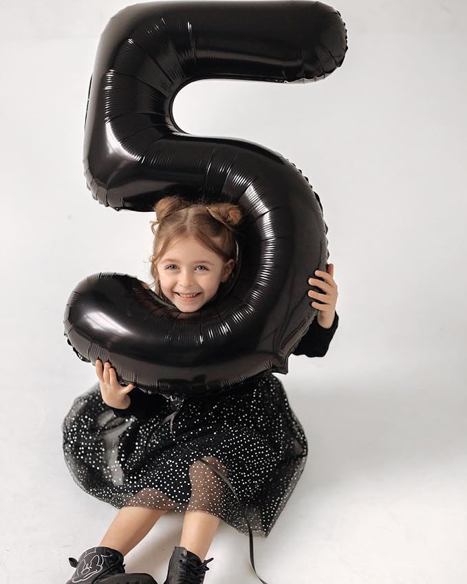Black Number 21 Balloon 40 Inch, 21st Birthday Party Decorations Men Women | - Image 9