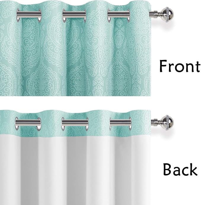 DWCN Ombre Blackout Curtains for Bedroom - Image 4