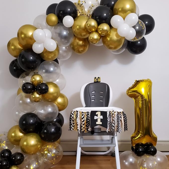 Gold Number 18 Birthday Balloons, 40 Inch Large Gold Mylar Foil Number 1 & 8 - Image 6