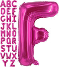 Lovoir 40 Inch Large Hot Pink Letter F Balloons Big Size Jumbo Mylar Foil by Lovoir