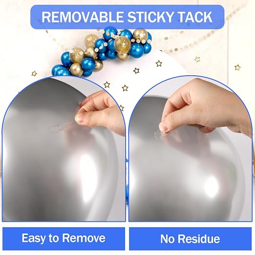 JANYUN 140 Pcs Mounting Putty, Double Sided Sticky Dots Poster Putty Clear | - Image 3