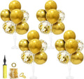 ZJDHPTY Gold Birthday Decorations, 4 Set Balloon Stand by ZJDHPTY