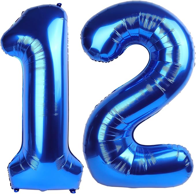 Numbers 10 Balloon 40Inch Blue Balloons by Argthjy