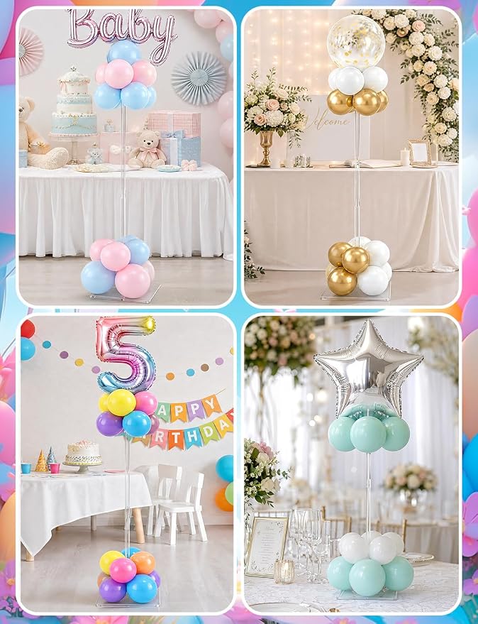 Clear Acrylic Balloon Stand Kit - Image 6