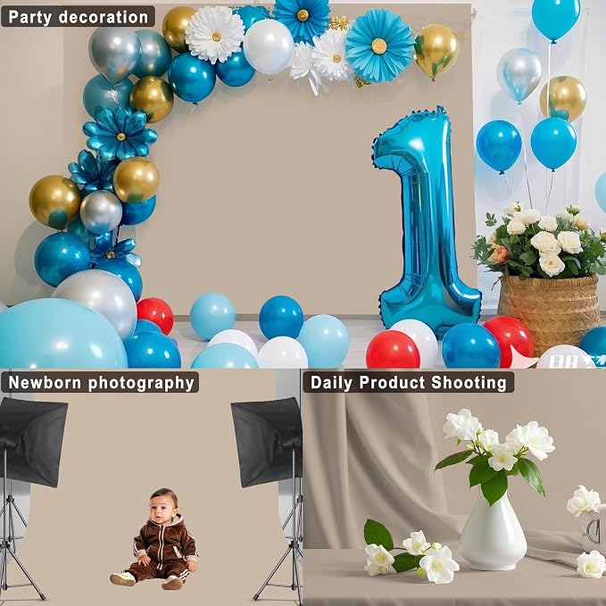 Beige Photography Backdrop for Photoshoot, 5x7 FT | Versatile Studio Photo - Image 5