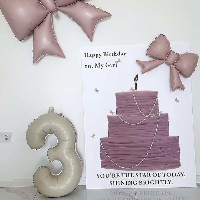 40 Inch Beige Number 1 Foil Balloon - Image 3