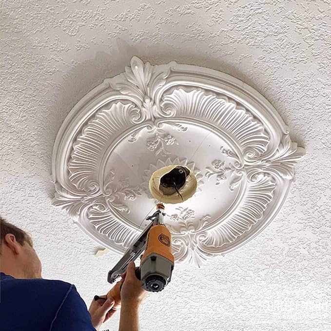 Ekena Millwork CM12BRFBS 12 1/2"OD X 3 7/8"ID X 3/4"P Bradford Ceiling - Image 9