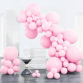 PartyWoo Baby Pink Balloons 100pcs Pastel Pale Light Pink Color | 18 12 10 5 by PartyWoo
