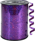 BEISHIDA 500 Yards Purple Crimped Curling Ribbon Shiny Metallic Balloon String by Beishida