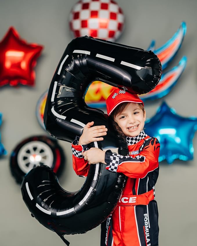Race Car Number 1 Balloon 40 Inch - Image 7