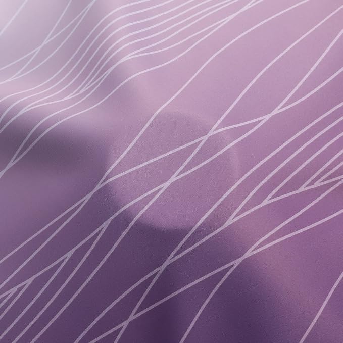 Purple and Greyish White Ombre Blackout Curtains 72 Inches Length - Image 8