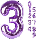 Number 3 Balloons 40 Inch for 3rd 33 Birthday Party Decorations, by Mluchee
