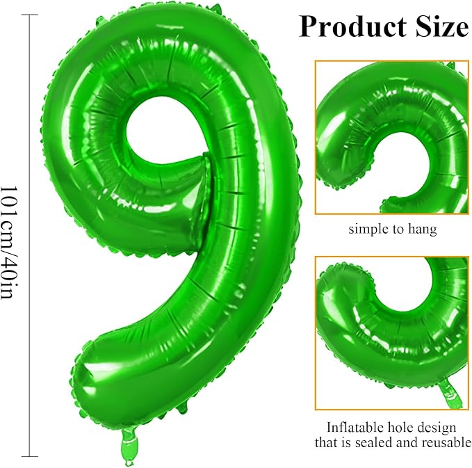 Number 49 Balloons for 49th Birthday Party Decorations, 0-100 Large No.49 - Image 2