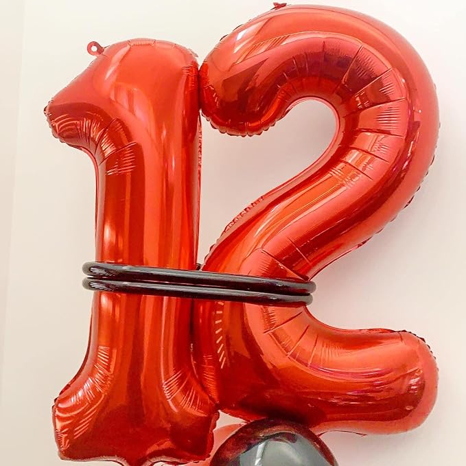 40 Inch Red 35 Balloons Giant Number 35 Balloons Red 35 Birthday Balloons 35th - Image 6