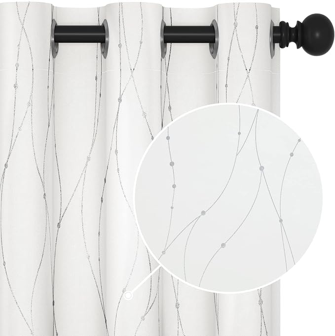 Deconovo Living Room Curtains 84 Inches Long, Thermal Insulated, Room Darkening by Unknown
