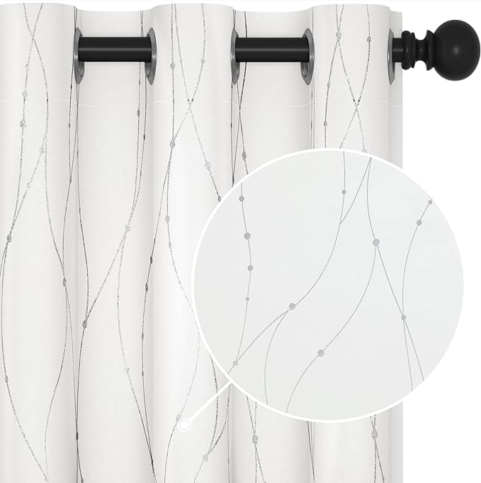Deconovo Living Room Curtains 72 Inches Long, Thermal Insulated, Room Darkening by Unknown
