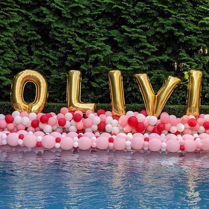 Gold Letter Balloons 40 Inch Large Letter C Balloon Aluminum | Foil Mylar Big - Image 6