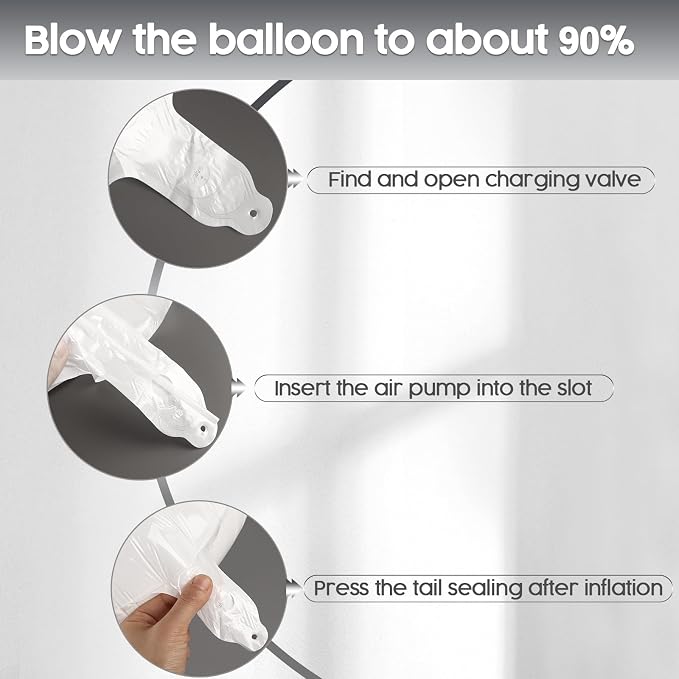1 Balloon - White Birthday Number Balloons, 40 Inch Decorations Men Women | - Image 6