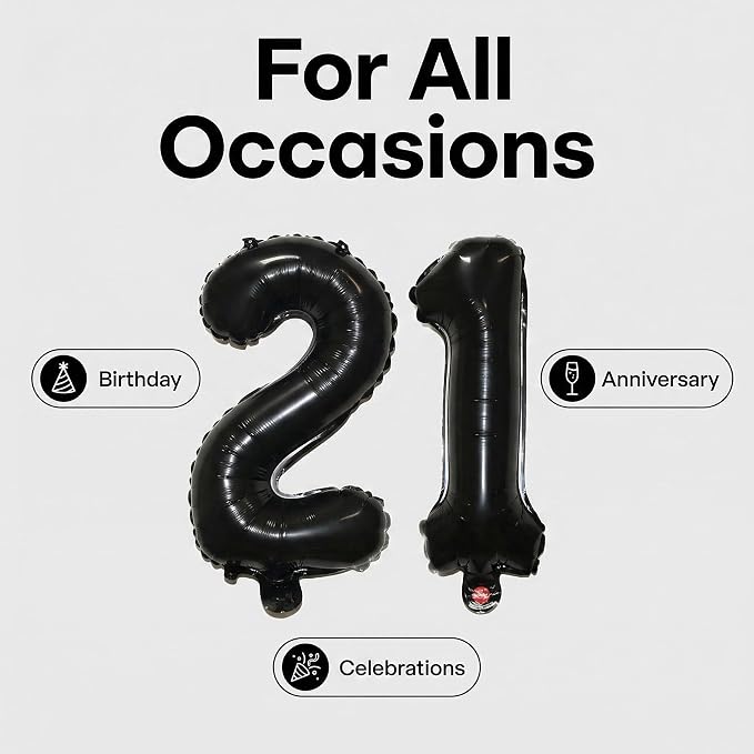 Number 18 Balloon Foil Mylar Balloons - Image 3