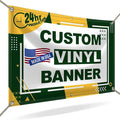Custom Banner Custom Vinyl Banner 8'x30'- Personalized Customized Full Color by TFEN
