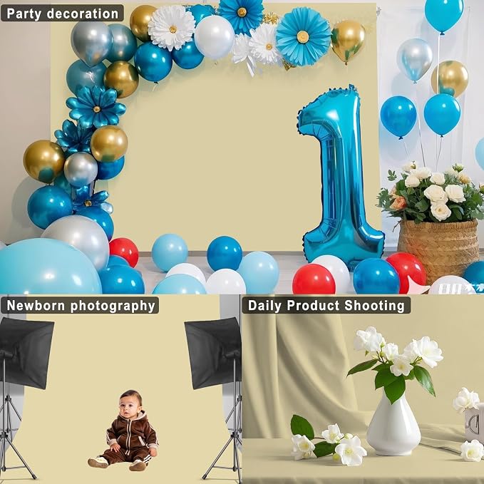 Tan Photography Backdrop for Photoshoot, 5x7 FT | Versatile Studio Photo - Image 4