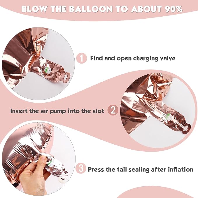 40 In Rose Gold Number 7 Balloon, 7th Birthday Party Decorations - Image 6