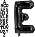 40 Inch Black Letter E Balloons, DIY Phrase Foil Alphabet Letter E Balloons DIY by LHOAVWE