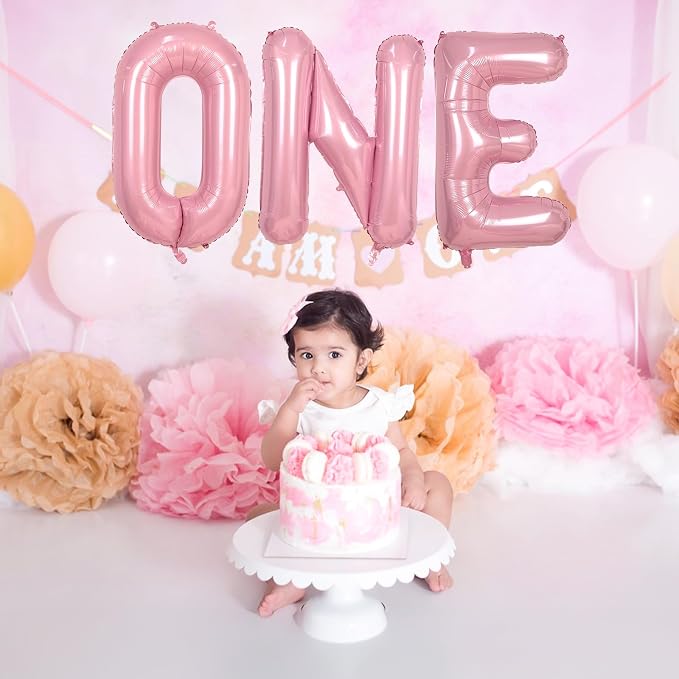 40 Inch Pastel Pink Letter Balloon, Giant Alphabet M Foil Balloons Baby Pink - Image 3