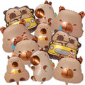 Civaner 10 Pcs Capybara Foil Balloons Animal Theme Birthday Party Decorations by Civaner