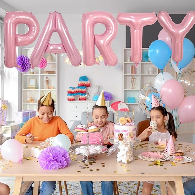 Pink Letter S Balloons, S Balloon 40 Inch Foil Helium S Balloon Letter | Pink S - Image 2