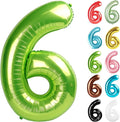 Light Green Number 6 Balloon 40 Inch by IWERP