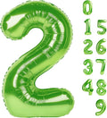 2 Balloon Number 40 Inch Light Green Balloons by Mluchee
