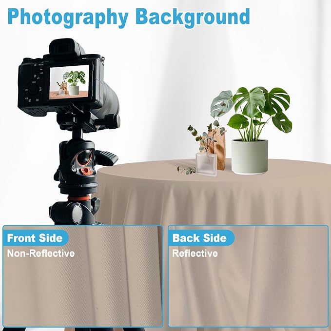 Beige Photography Backdrop for Photoshoot, 10x20 FT | Versatile Studio Photo - Image 6