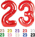 23 Balloon Numbers 40Inch for 12 23th Year Old Birthday Decorations, Inflation by Mluchee